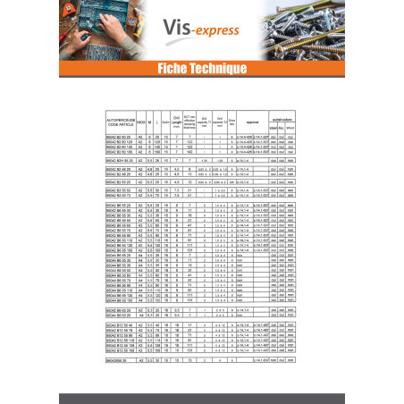 1 x Vis autoperceuse Bimétal Tête hexagonale TH 6X25 Filetage total Rondelle d'étanchéite EPDM 16 Epaisseur tole 2