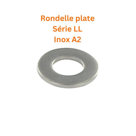 1 x Rondelle Plate M6X24X1.2 LL Inox A2