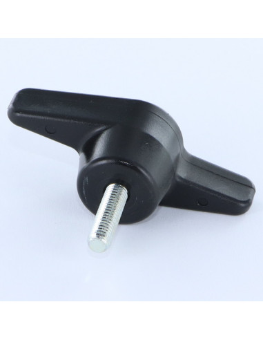 1 x Poignée de serrage nylon noir MALE M5X20