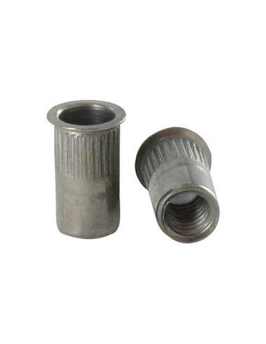 1 x Ecrous à sertir Tête Réduite M5 Inox A2