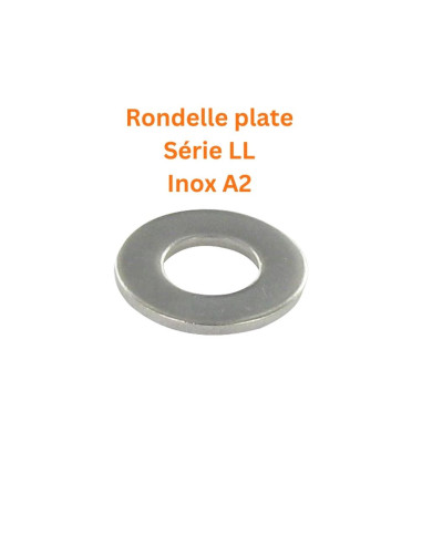 1 x Rondelle Plate M6X24X1.2 LL Inox A2