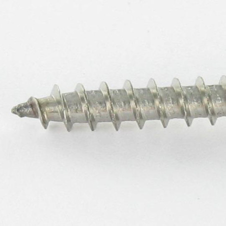 1 x VBA Vis bois agglo Tête fraisée Pozi N°1 3X20 Filetage total Inox A4 microvis