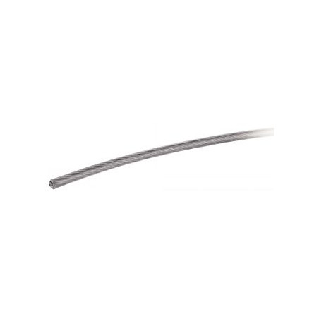1 x Mètre de Câble monotoron Diamètre 5 Inox A4 GAINE PVC (vendu au m)