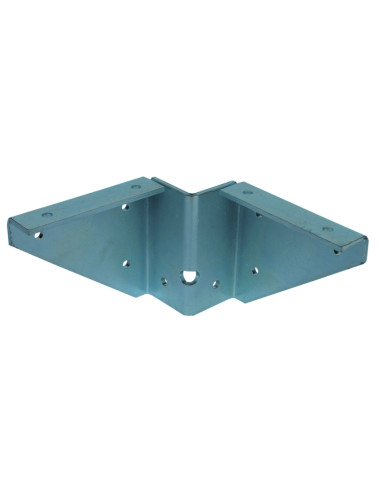1 x Ferrure de table PIED RECTANGLE Acier zingué