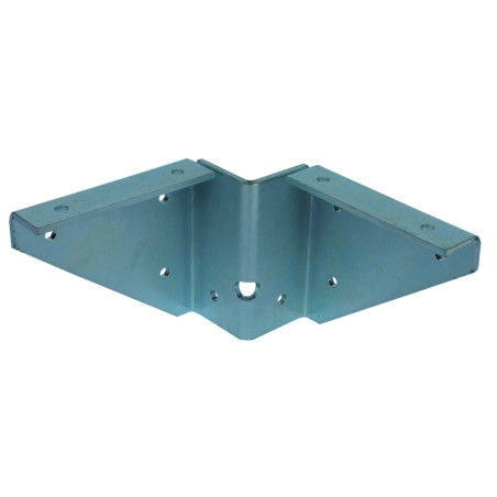1 x Ferrure de table PIED RECTANGLE Acier zingué