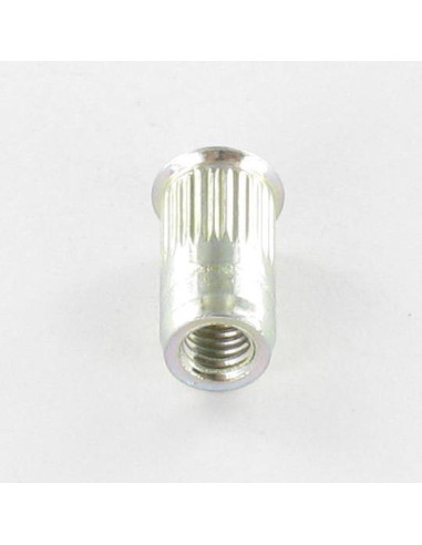 1 x Ecrou aveugle Acier zingué M4 6X12 Tête...