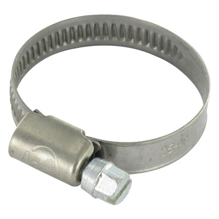 1 x Collier Inox W4 Diamètre 11 à 19 largeur de la bande 5 Vis Acier zingué