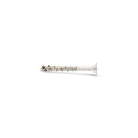 1 x Vis béton Tête fraisée TORX T30 Inox A4 7.5X65 Filetée sur 10