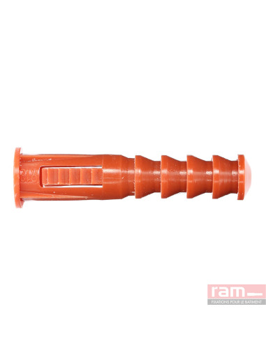 1 x Cheville à Collerette RAM RC 12X58 Marron