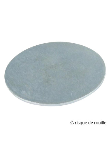1 x Rondelle / Disque sans trou 20X3 Acier brut