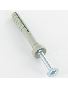 Cheville à frapper Tête fraisée 5X40 + Vis 3.5X45