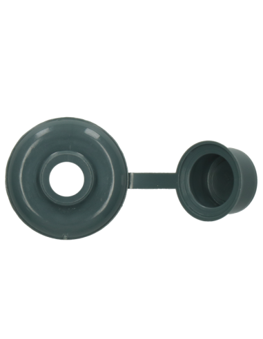 1 x Cache Tirefond De 5 RAL7031 Polyéthylène