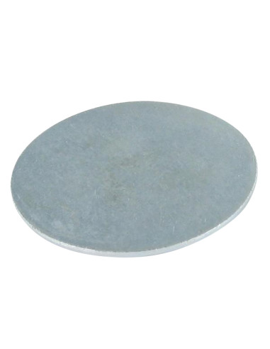 1 x Rondelle / Disque sans trou 60X4 Acier brut