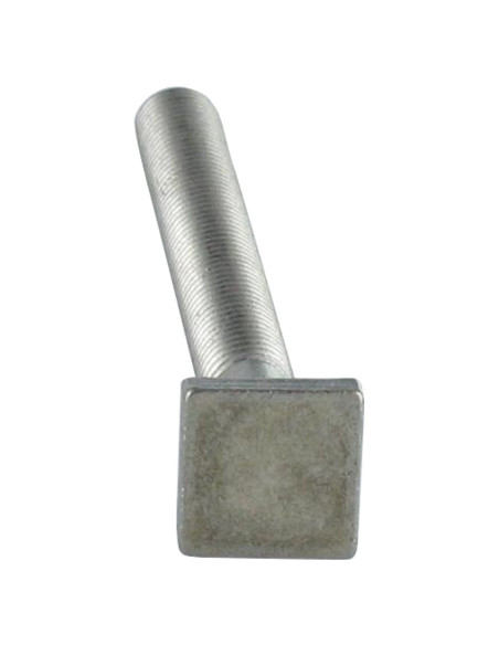 1 x Vis métaux M6X45 Tête Carrée 10X10 EP4 Inox A2