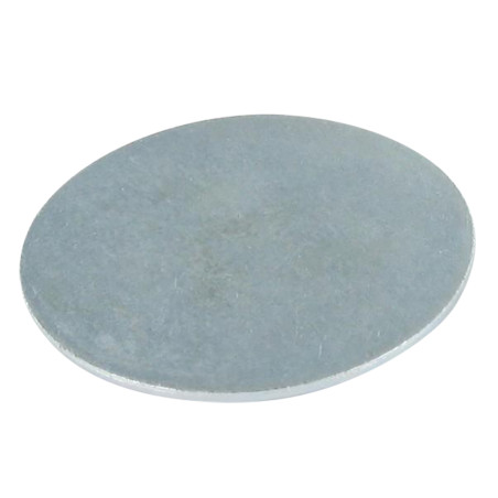 1 x Rondelle / Disque sans trou 45X4 Acier brut