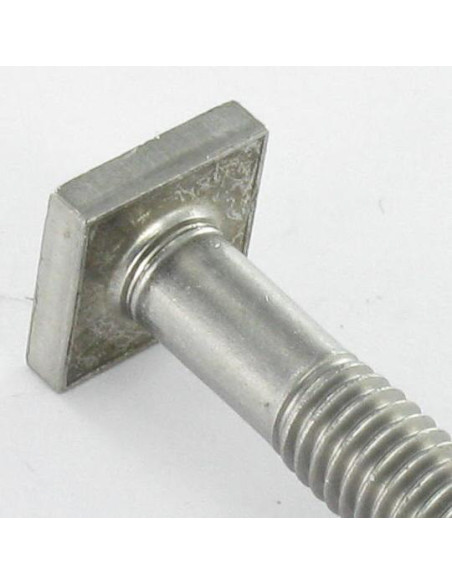 1 x Vis métaux M6X67 Tête Carrée 11X11 EP2.5 Inox A2