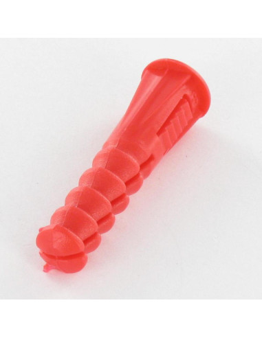 1 x Cheville à collerette RAM RC 8X39 Rouge
