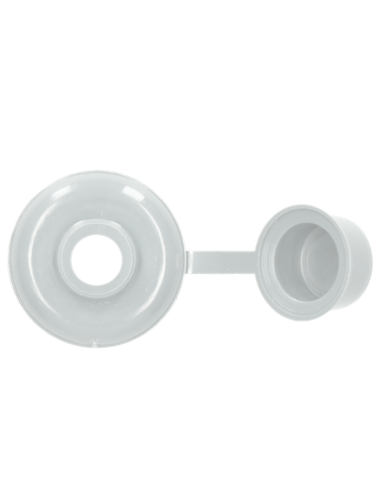 1 x Cache Tirefond De 7 RAL9001 blanc creme...