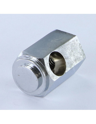 1 x Embase collerette Laiton chrome 19X30
