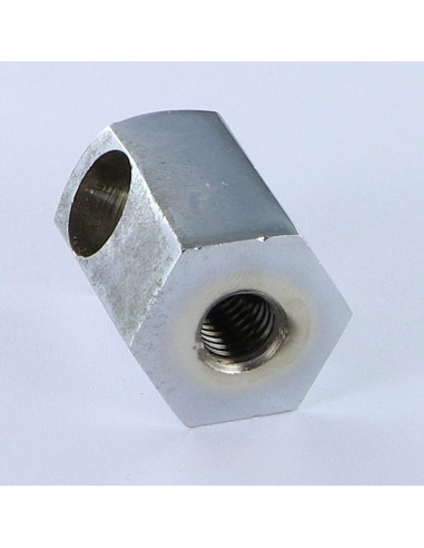 1 x Embase collerette Laiton chrome 19X30