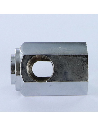 1 x Embase collerette Laiton chrome 19X30
