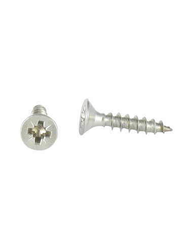 1 x VBA Vis bois agglo Inox A2 Tête fraisée...