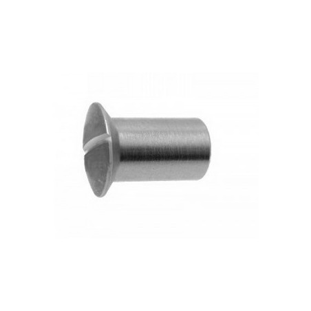 1 x Vis HUBLOT Tête fraisée bombée TFB Fendue M5X10 6.5X15 Diamètre de tête: 9 Inox A2