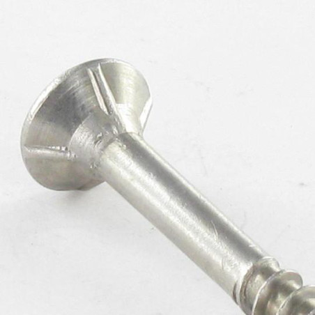 1 x VBA Vis bois agglo Vis autoperceuse Tête fraisée Cranté 4X60 TORX T20 Inox A2