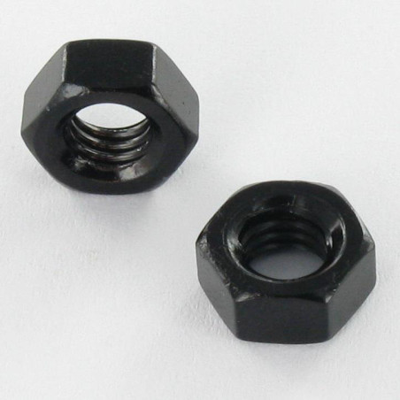1 x Ecrou hexagonale M7 Pas de 100 Aluminium AONOIR