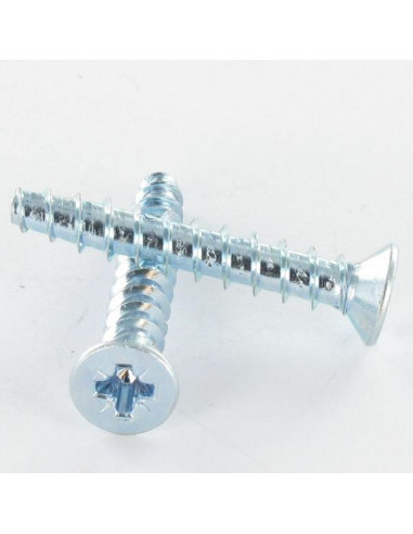 1 x Vis pvc TRILOBE Tête fraisée Pozi 3X8...