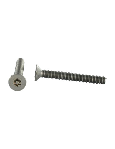 1 x Vis métaux Inox A2 Inviolable Tête fraisée...