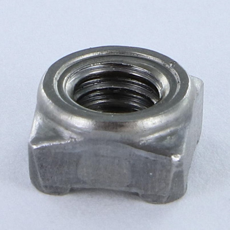 1 x Ecrou carré à souder M12 19X19X9.5 Acier brut