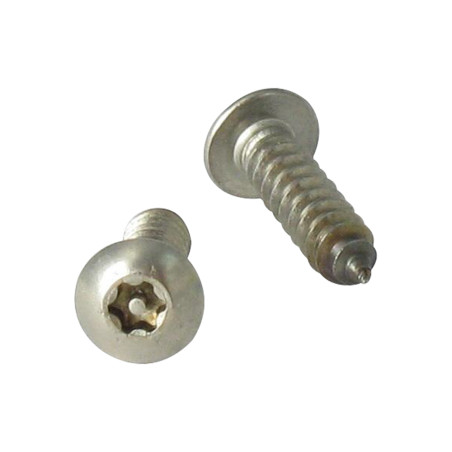 1 x Vis tôle Inviolable Inox A2 Tête cylindrique TC TORX T25 avec téton 4.8X16