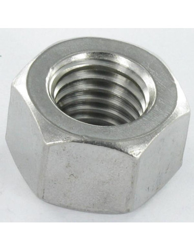1 x Ecrou HH M10 Epaisseur 10 Inox A2