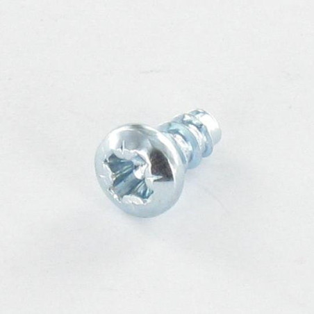1 x Vis pvc TRILOBE Tête cylindrique bombée TCB Pozi 3X20 FILET45 Acier zingué microvis