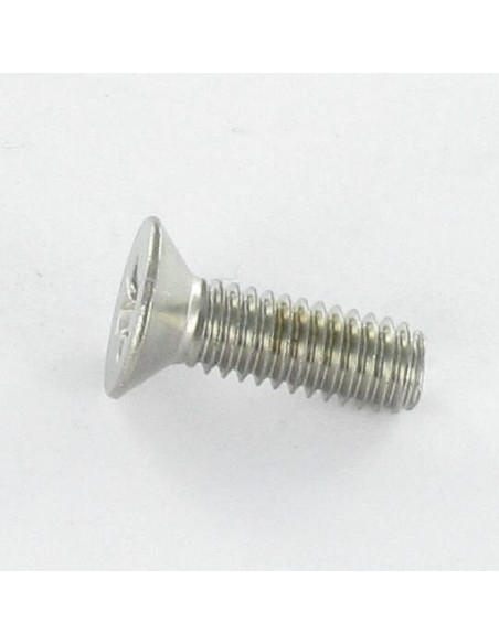 1 x Vis métaux Inox A2 Tête fraisée Pozi N°1 M2.5X5 microvis