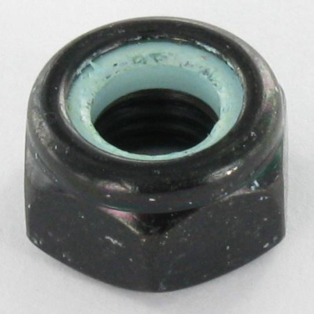 1 x Ecrou frein M4 Acier zingué noir