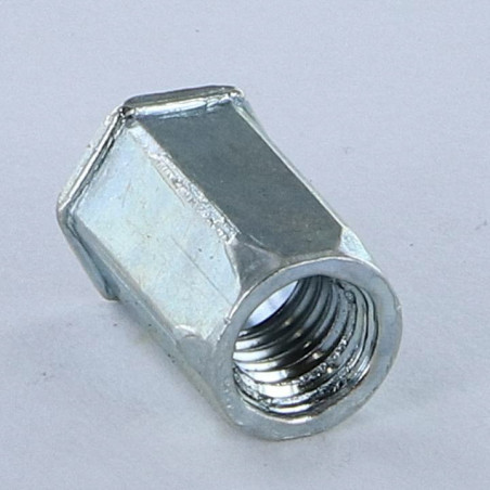 1 x Ecrou à sertir Hexagonal Tête Réduite M6X15.5 Acier zingué ACRTH