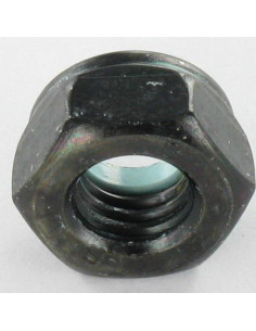 Ecrou frein M8 Acier zingué noir 2
