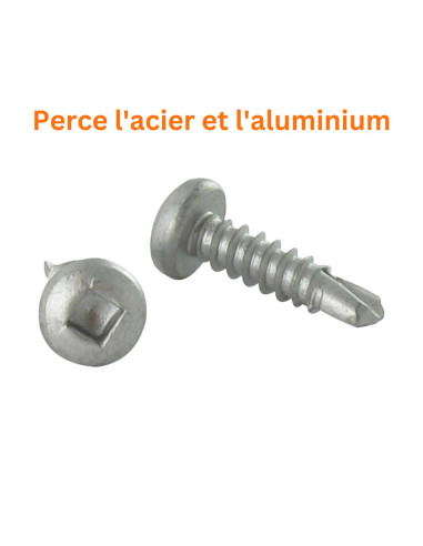 1 x Vis autoperceuse Tête cylindrique TC Carré...