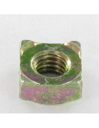 1 x Ecrou carré à souder M8 14X14X6.5 Bichromaté