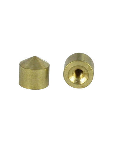 1 x Rosace Conique Laiton 20 Taraudage borgne M4
