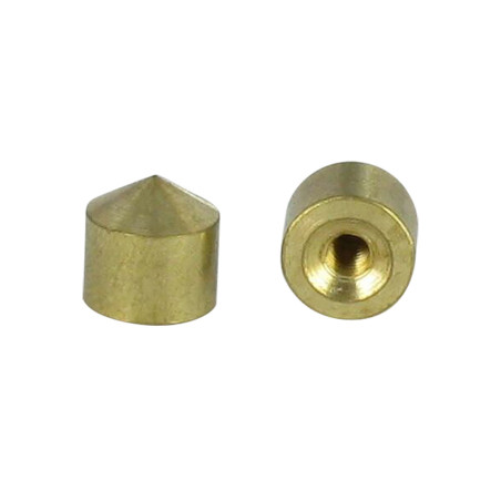 1 x Rosace Conique Laiton 20 Taraudage borgne M4