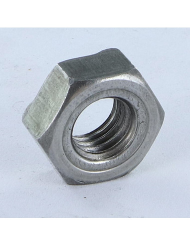 1 x Ecrou hexagonale à souder M4 Acier brut