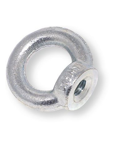 1 x Anneau de levage Femelle M8 Acier zingué