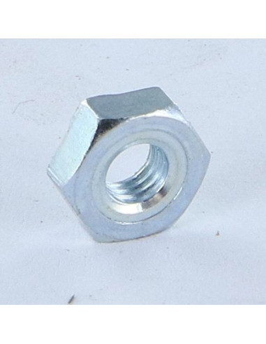 1 x Ecrou hexagonale à souder M4 Acier zingué