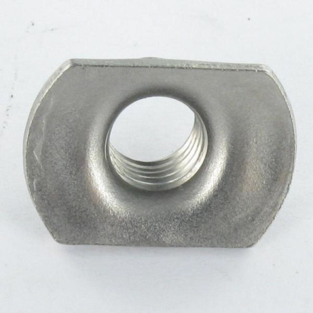 1 x Ecrou Cylindrique à souder M8 26X18 Haut 11 Inox A2