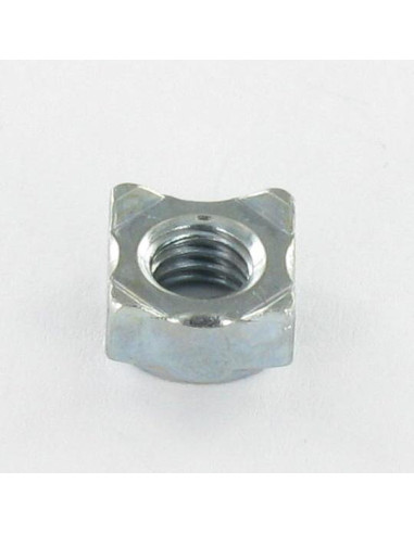 1 x Ecrou carré à souder M6 10X10X5 Acier zingué