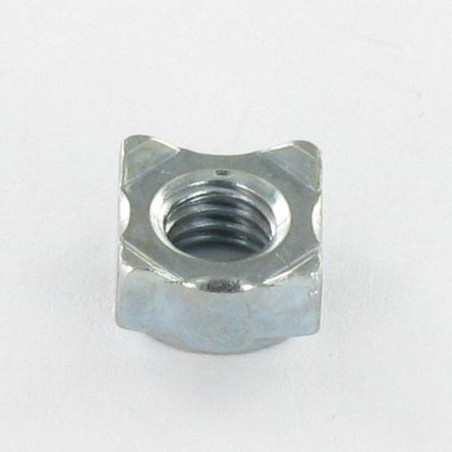 1 x Ecrou carré à souder M6 10X10X5 Acier zingué
