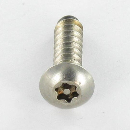 1 x Vis tôle Inviolable Inox A2 Tête cylindrique TC TORX T25 avec téton 4.8X13